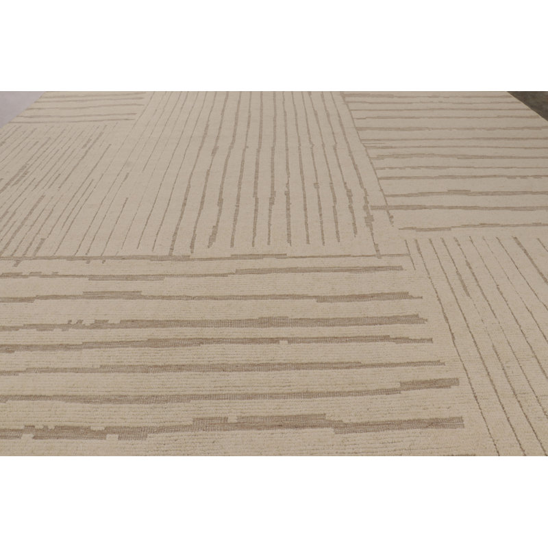Modern One-of-a-Kind 14'10X20'3 Hand Knotted Area Rug