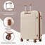 Ensemble de 3 valises à ouverture frontale, valise de transport rigide avec port USB, bagage extensible avec poignée à roulettes, verrou TSA