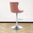 360°Swivel Bar Stools with Sliver Base-245266676
