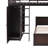 Hentrich  Loft Bed with a Twin Size Stand-alone Bed, Shelves, Desk, and Wardrobe-647444516