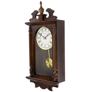 Solid + Manufactured Wood Wall Clock