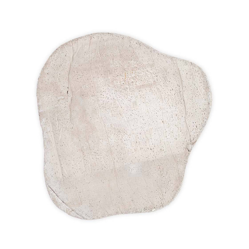 Yellow Floral Ceramic Mosaic Concrete Stepping Stone
