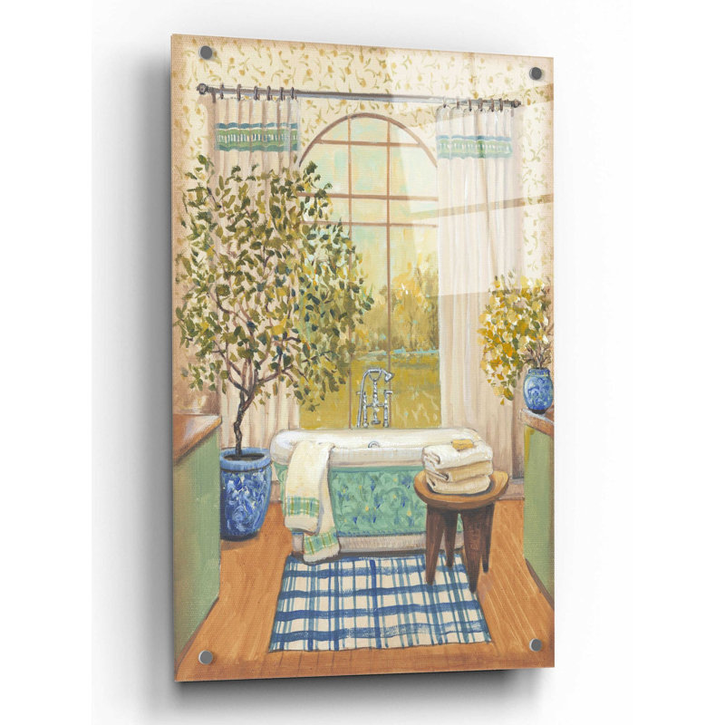 «Room with a View I» par Tim O'Toole, art mural en verre acrylique, H 36 po x l 24 po x P 0,2 po