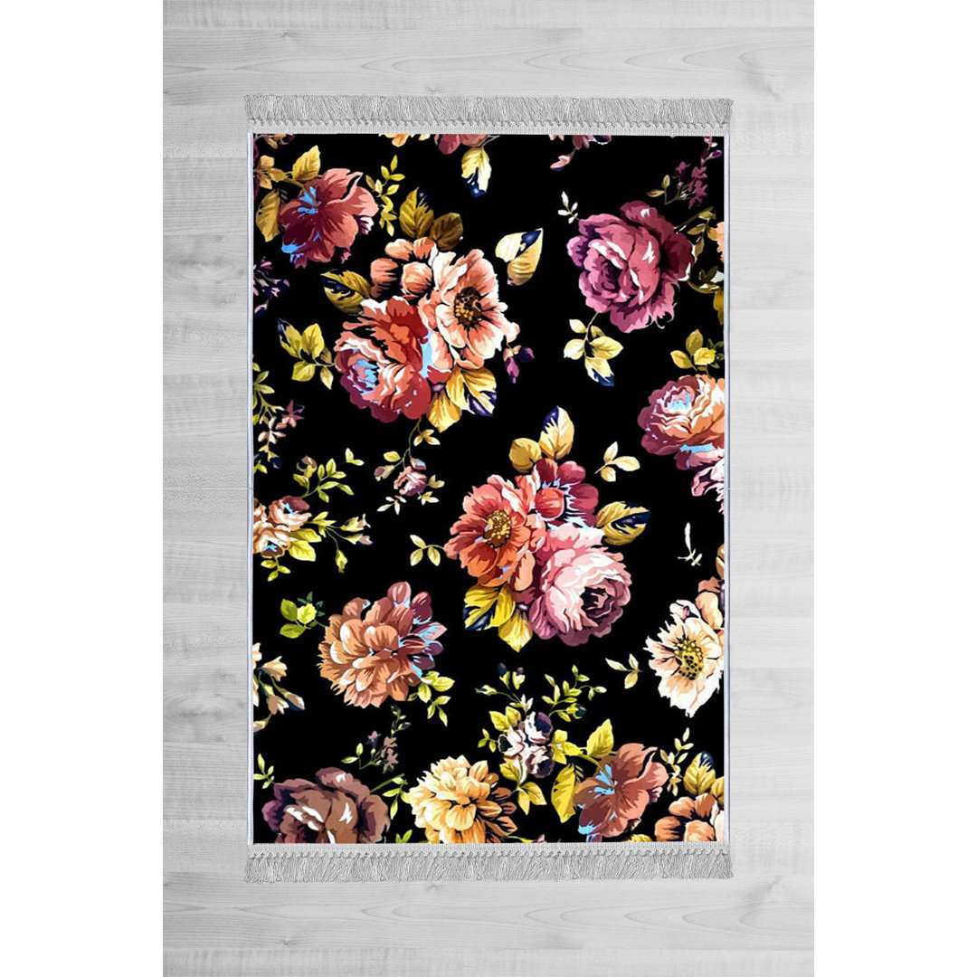 Floral Indoor Rug East Urban Home Rug