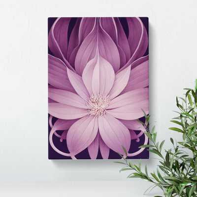 The Spellbinding Flower Abstract - Wrapped Canvas