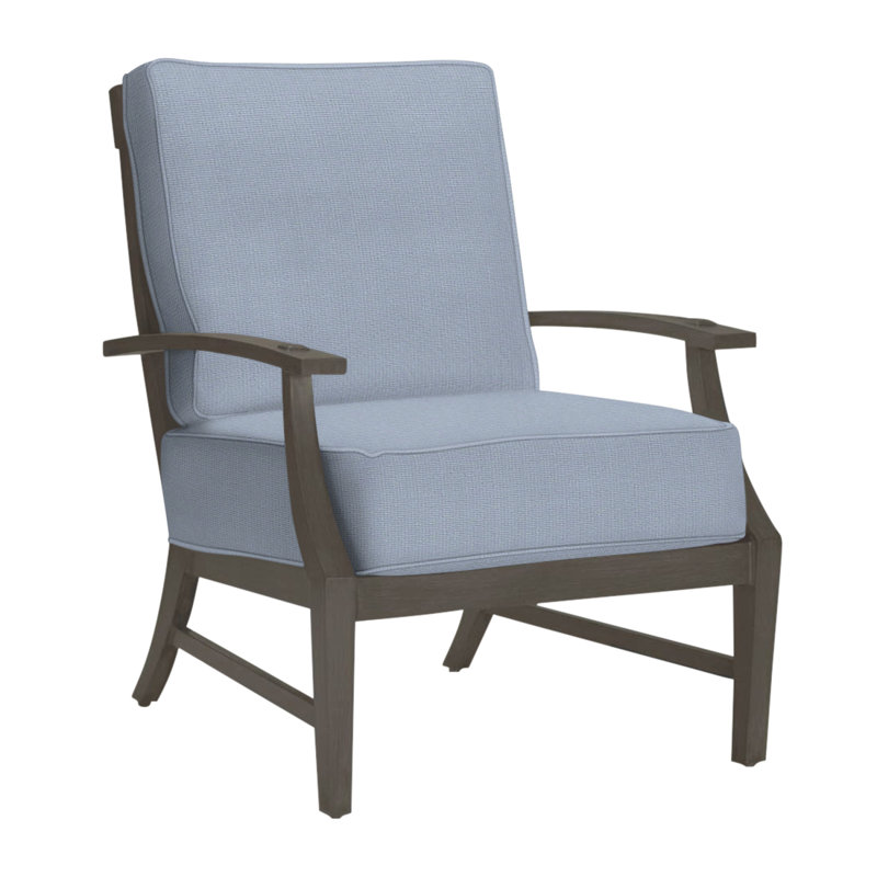 Méridienne Croquet, Gris ardoise, Welt, Sunbrella® ‑ Arbor Chambray colombe