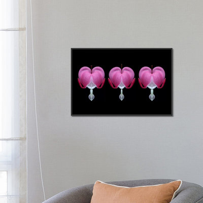 « saignement cardiaque trio », impression sur toile