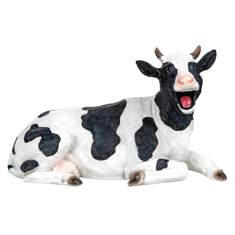 Statue vache riante