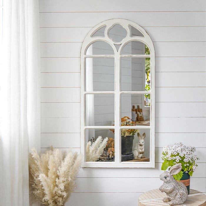 Ophelia & Co. Mintz Wood Wall Mirror & Reviews | Wayfair