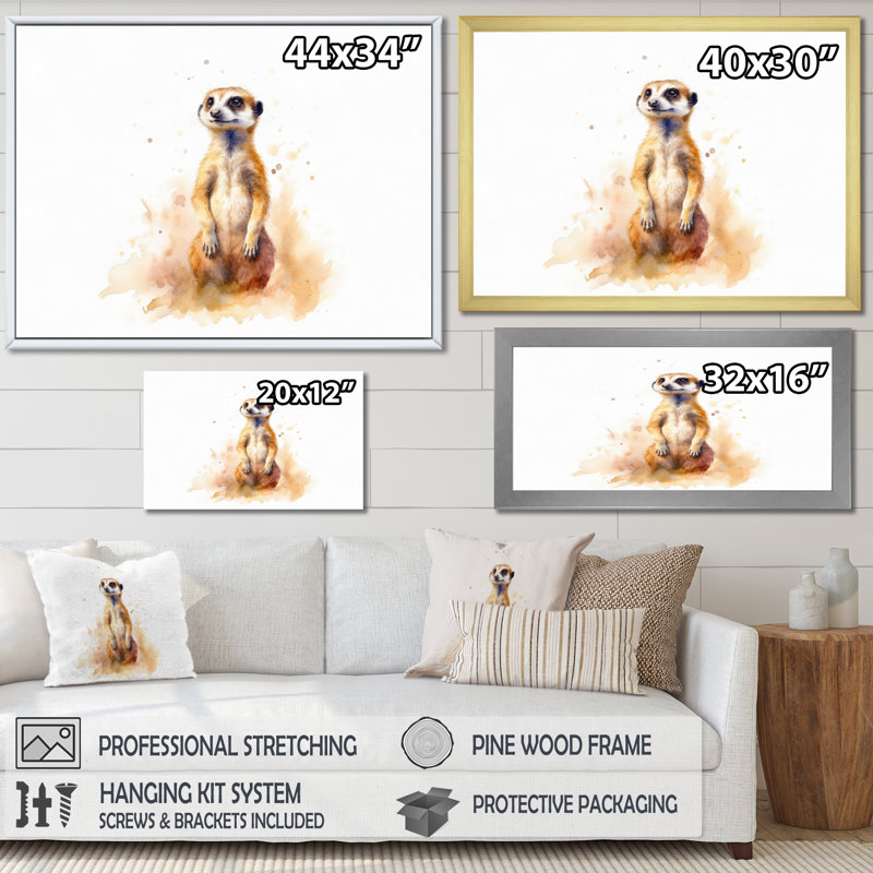 Reproductions d'art mural Mekerat, H 12 po x l 20 po x P 1 po, Cadre flottant blanc
