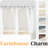 Linen Farmhouse Rod Pocket Double Layer Valance Kitchen Curtain-953639543