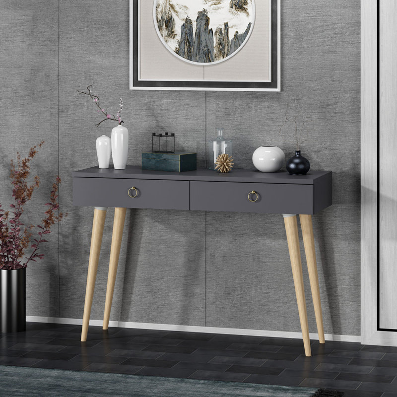 Console, H 33,9 po x l 39,4 po x P 13,8 po, Noir