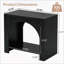 Table d'appoint en forme de cube avec tablette ouverte-1898844278