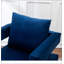 Fauteuil d'appoint rembourré Lenola, bleu-1409263583
