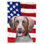 Double Sided 40'' H x 28'' W Polyester Independence Day House Flag-1879433876