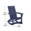 Ensemble de 2 chaises berçantes intérieures et extérieures en poly Adirondack-1735152265