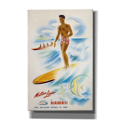 "Matson Lines Hawaii 1955" par Vintage Posters