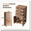 Armoire de rangement en bois rustique-355908009