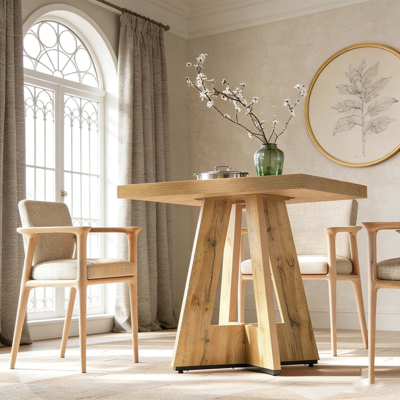 Petite table de salle à manger carrée pour personnes