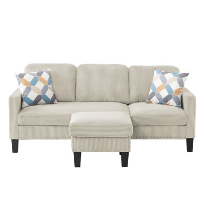 Canapé modulaire large 72,64 po
