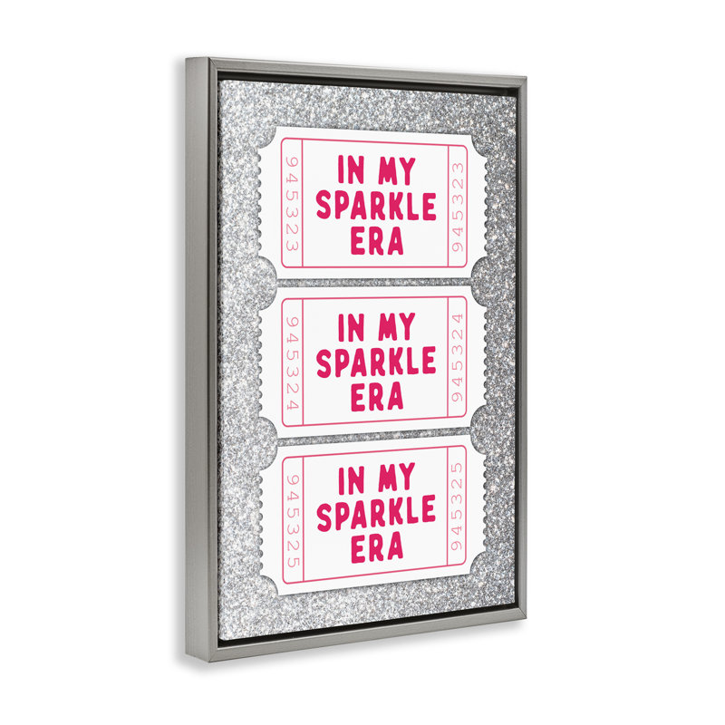 Cadre flottant My Sparkle Era, Gris, H 25 po x l 17 po