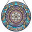 Panneau de vitrail 12 "H Garden Angel-544974130