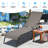 Ailise Outdoor Metal Chaise Lounge