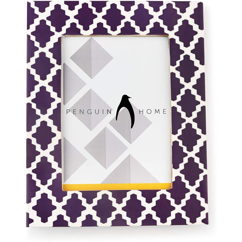 Bevelled Picture Frame, Magenta, 26.5cm H x 21.8cm W x 26.8cm  D