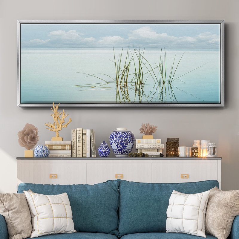 Reflections- Framed Canvas, 20" H x 50" W