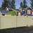 Horizontal Fence 5 in. x 5 in. x 108 in. Sand Vinyl Line Post