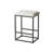 Upholstered Counter Stool with Metal Frame