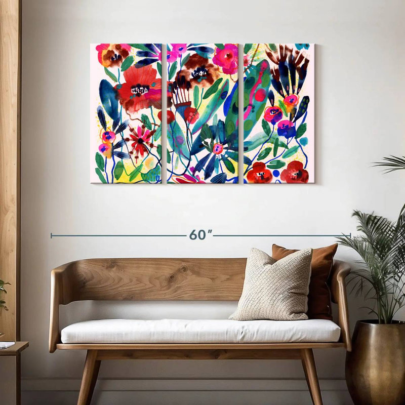 Harnek Vibrant Wild Garden, H 28 po x l 45 po