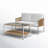 Arevalo 2 - Person Patio Conversation Sets with Cushions