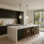 Luminaire suspendu simple pour îlot de cuisine Farmhouse