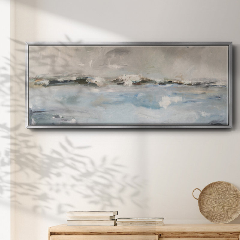 Surf Sans Turf- Framed Canvas, 12" H x 30" W