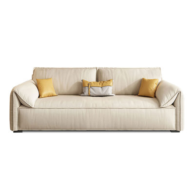 Beige Polyester Standard Sofa cushion Loveseat
