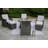 Areefa 6 - Person Patio Dining Set Round Table with Cushions Included