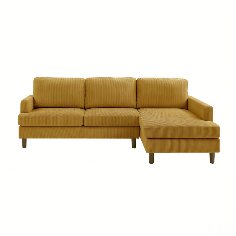 Canapé modulaire 97 po Corduroy