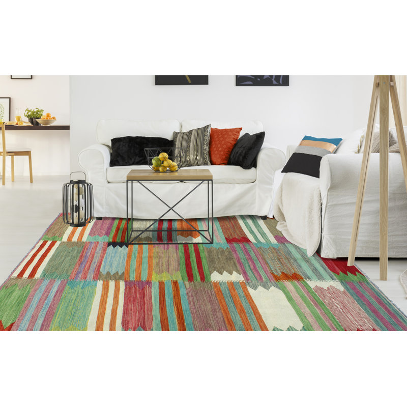 Modern Flatweave Aldrin Ivory Rug