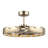 29.1" Caged Ceiling Fan with Dimmable LED Lights and Remote Control