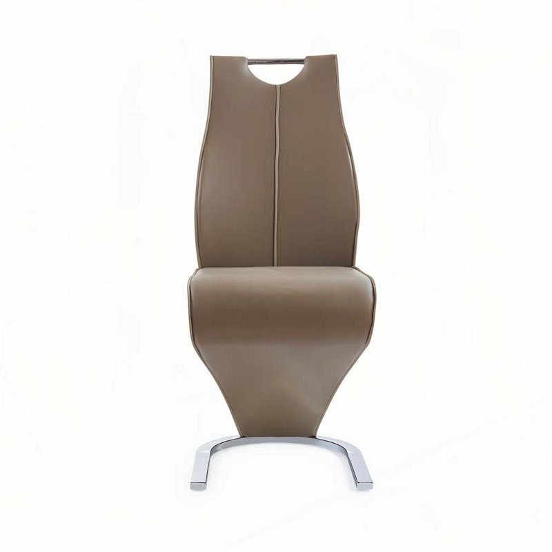 Faux Leather Dining Chair, Grey