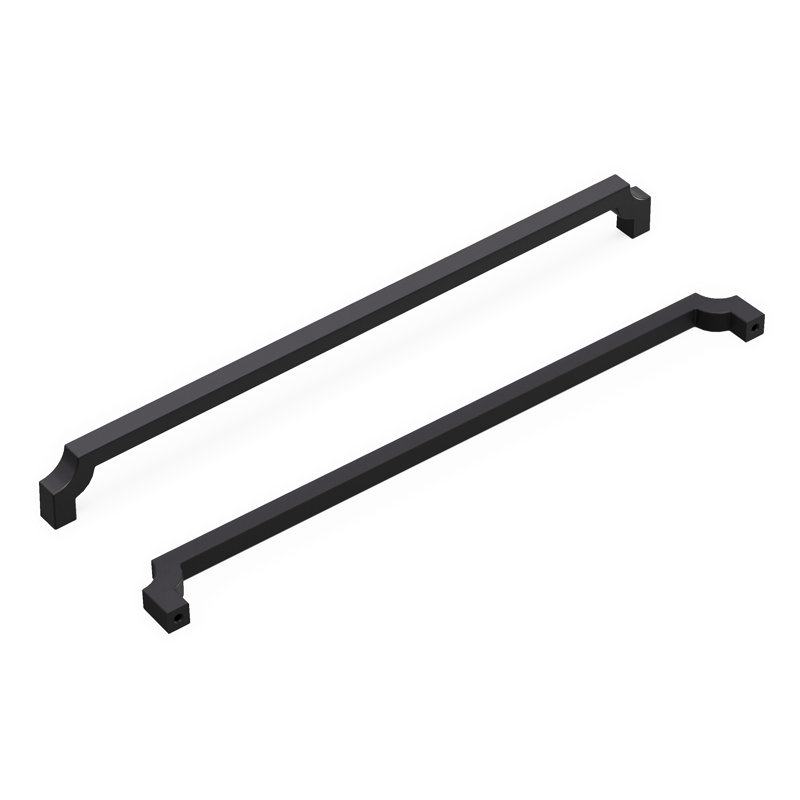 Monarch Bar / Handle Pull, 12", Matte Black