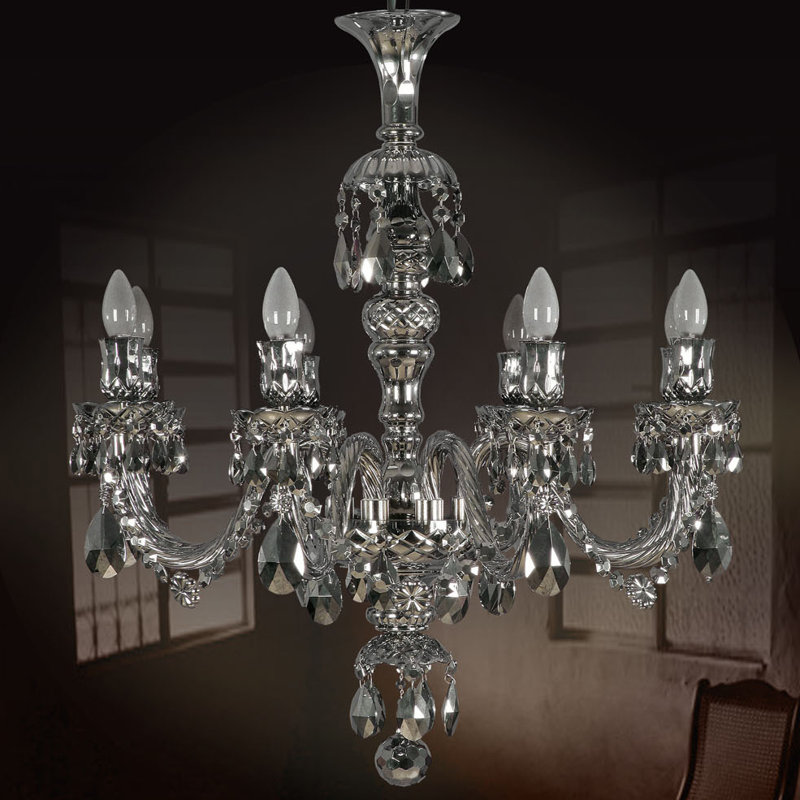 Melina 8 - Light Candle Style Chandelier