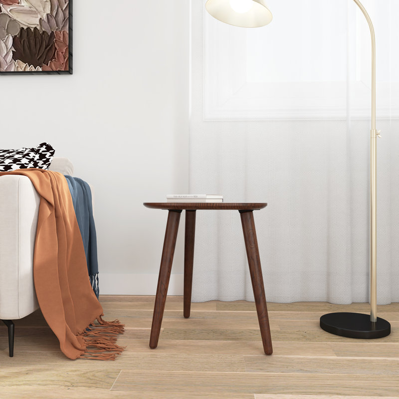 Kewal Solid Wood Top End Table