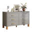 Commode double en bois massif 47,24 po Jada-770450941
