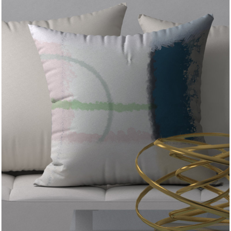 Housse de coussin décorative carrée pure courtois, 24" X 24"