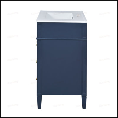 Meuble-lavabo 30 po avec lavabo et 2 tiroirs