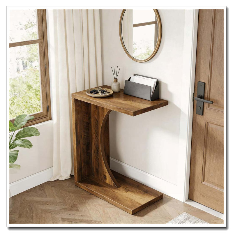 C-Shaped End Table
