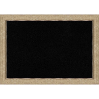 Black Cork Board, Astor Champagne Frame - Bulletin Board, Organization Board, Pin Board