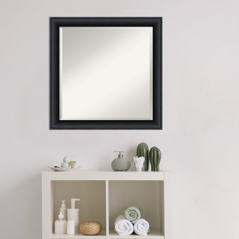 Miroir de salle de bain Milieu, 23,38 po x 23,38 po